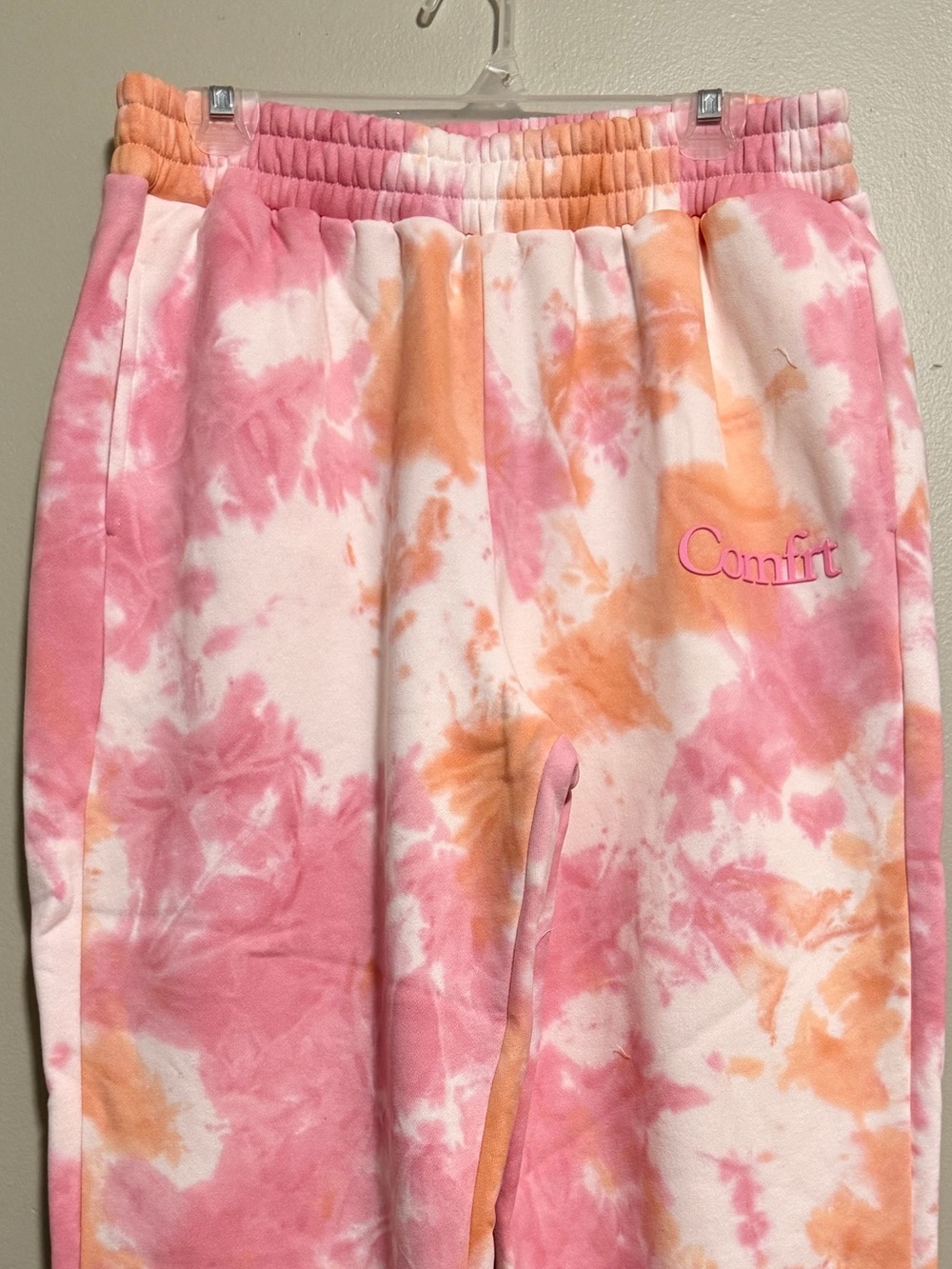 Comfrt Minimalist Zip Hoodie Sweatpants Set in Sunset Large - Picture 8 of 11